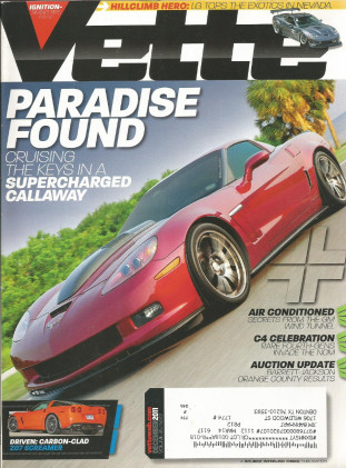 VETTE 2011 DEC - CALLAWAY GRAND SPORT, SWEET 74, 1000rwhp C5, HOT 64
